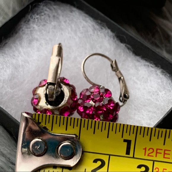 Vintage Rhinestone Earrings - Picture 5 of 7